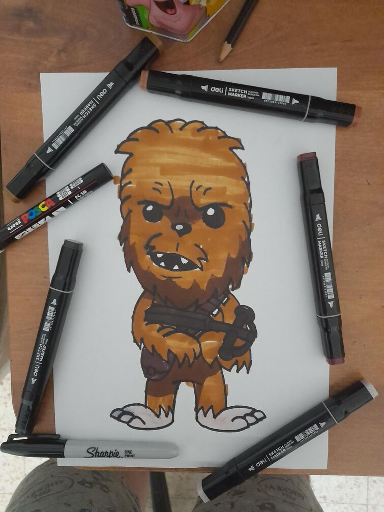 chewbacca drawing