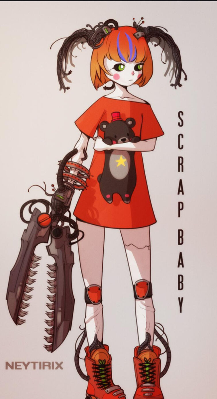 Scrap Baby by KristinaWinter  Anime fnaf, Fnaf drawings, Fnaf baby