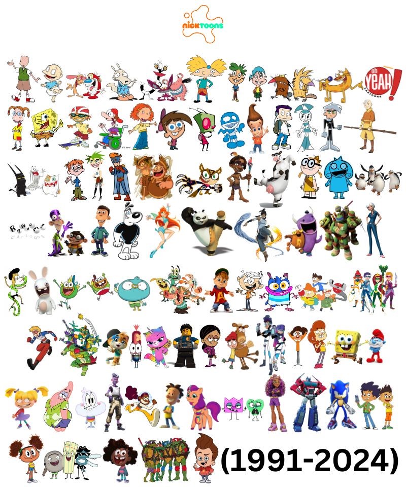 Nicktoons All List Characters In (19912024)(UPDATED) Fandom
