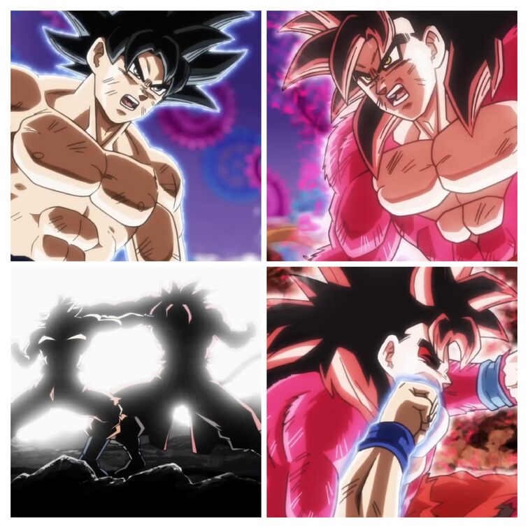 DBSExclusive - Goku SSB vs. SSJ4 Limit Breaker Goku 