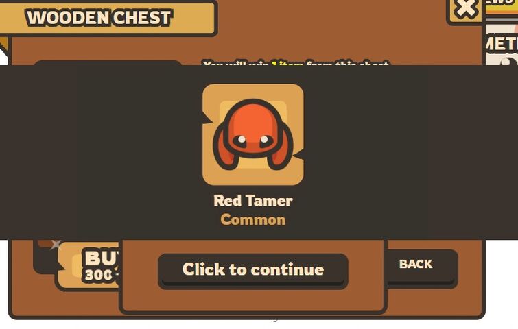 that's how I am in taming.io, every time I change my skin