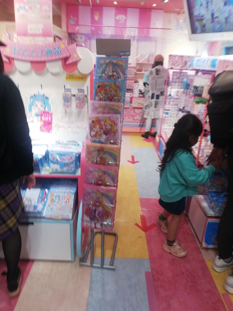 I went to Precure Pretty Store in Kitasenju MARUI in Tokyo (March