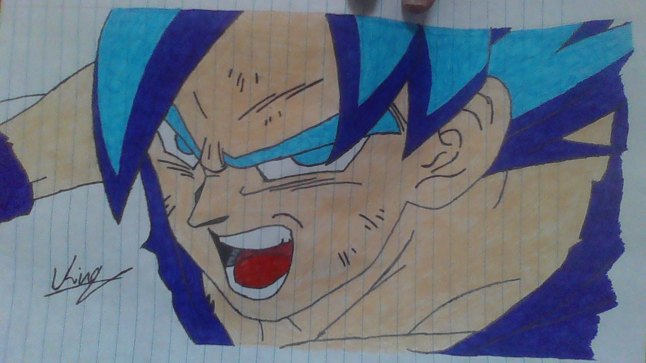 Super saiyan blue, Goku super saiyan blue, Goku drawing