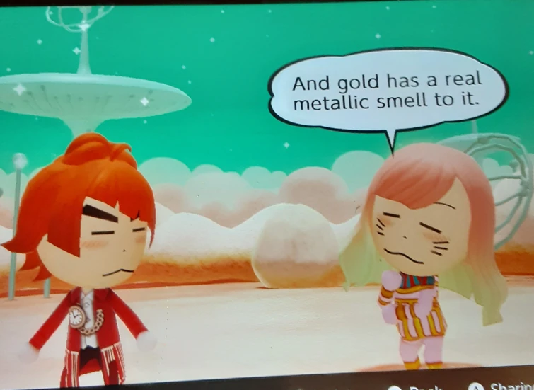 How does she know what metal smells like Fandom