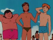 3 Boys at Beach as Themselves