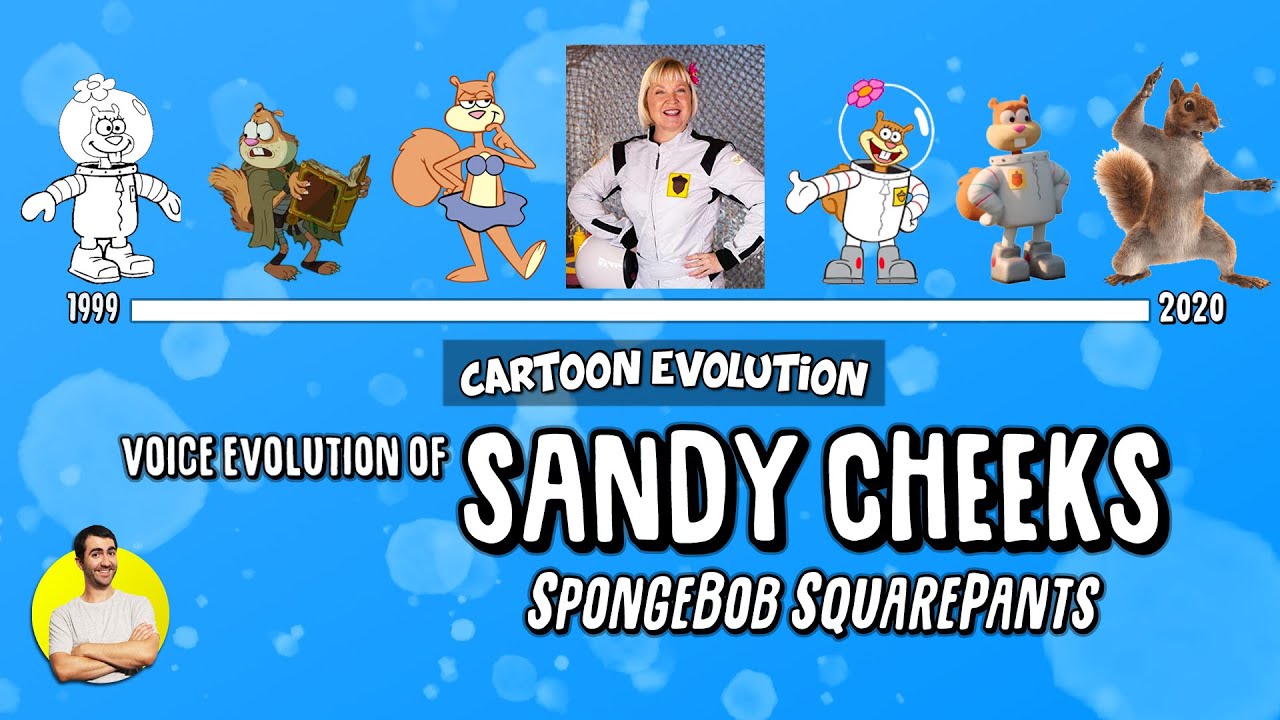 Voice Evolution of SANDY CHEEKS (SPONGEBOB) 21 Years Explained Fandom