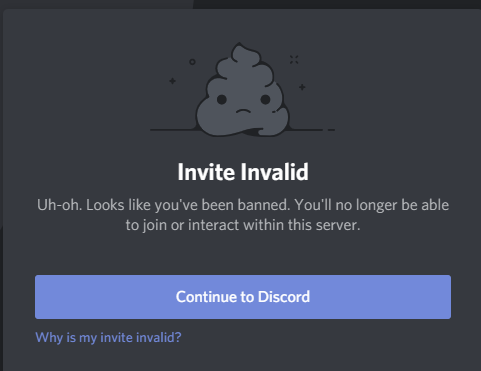 Temp Discord Ban Is Forever Fandom - roblox sex servers discord