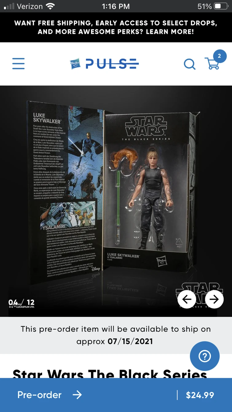 Black Series] Luke Skywalker and Ysalamiri | Fandom