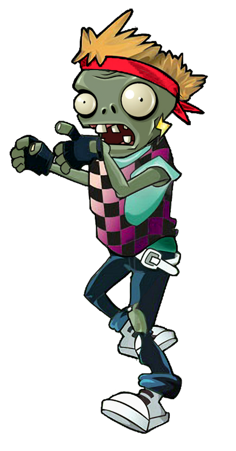 Fact in the PvZ history: the 80s zombie, the last old backup dancer