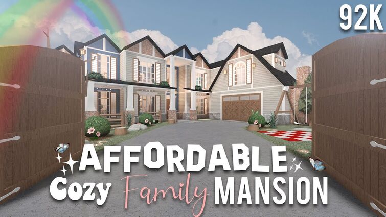 Can anyone recommend me a video for a cheap 100k mansion no large plot  and no advanced placing ;w;