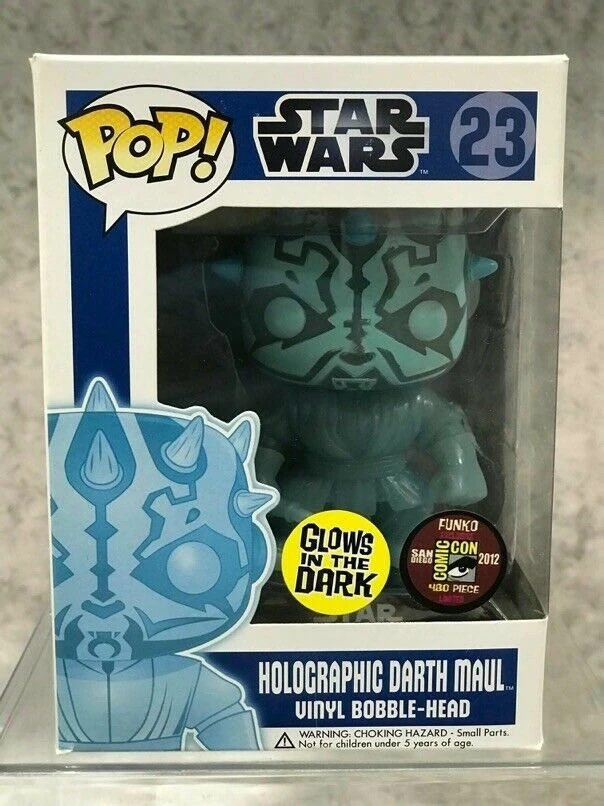 darth maul hologram pop vinyl