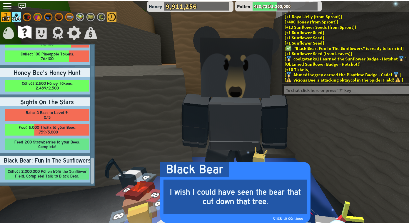 Cant Turn In Black Bears Quest Fandom