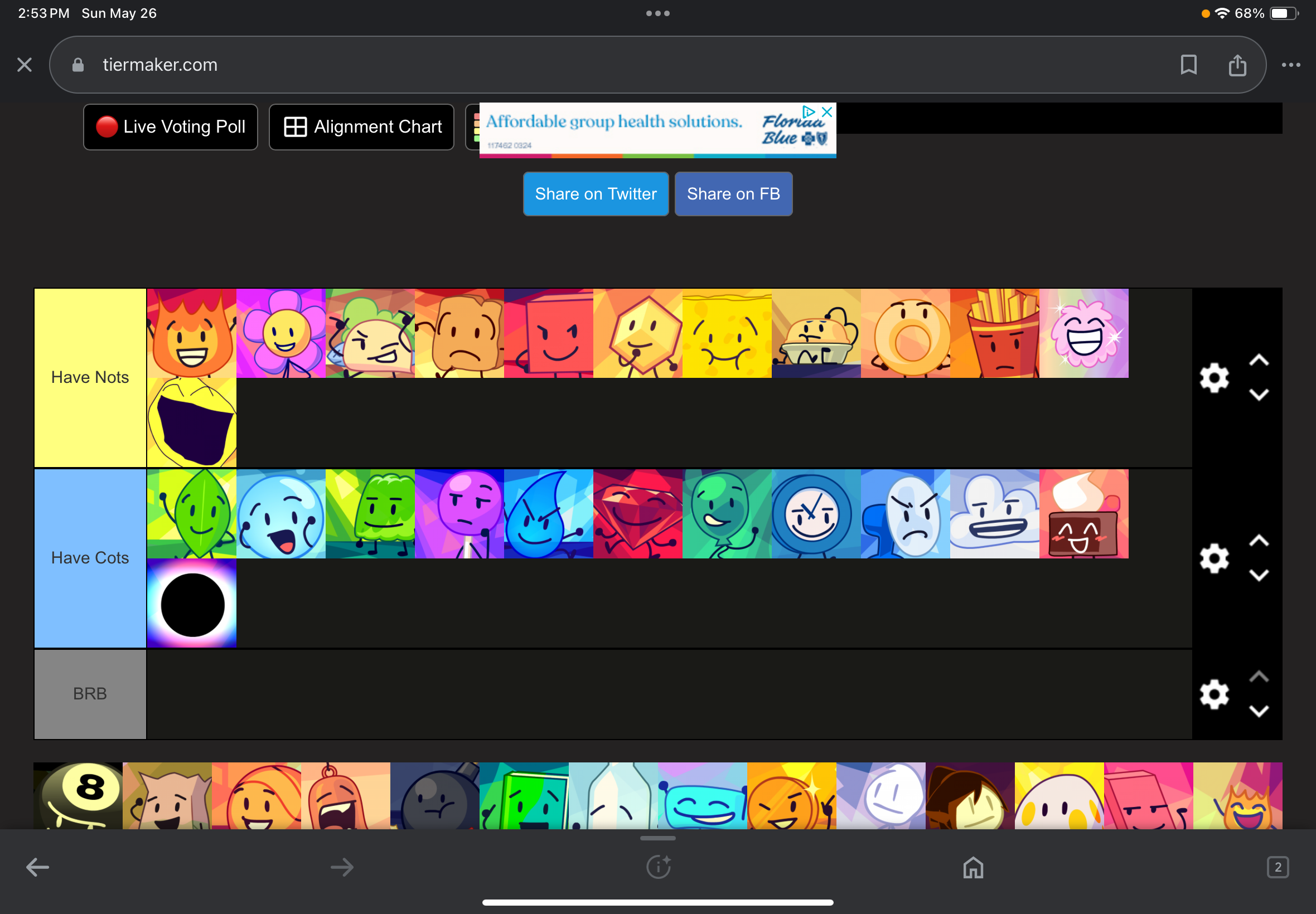 BFB post split my way R:Have Cots are UFE | Fandom