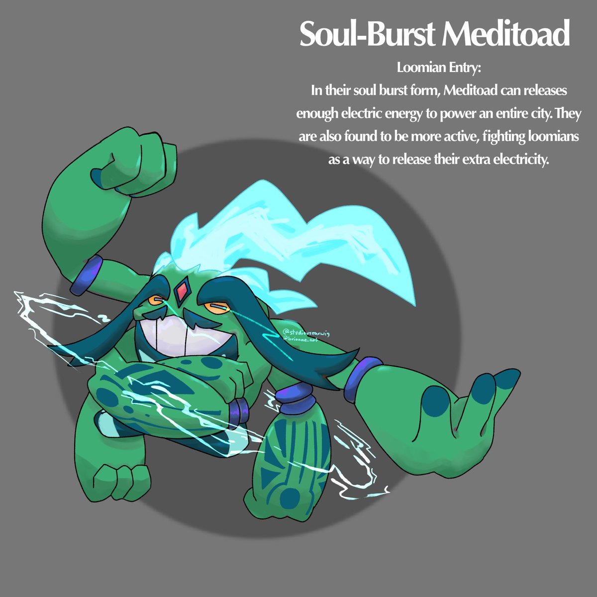 A person on Twitter called BytzQ made sick fan made soul burst evolutions  for all the starters : r/LoomianLegacy