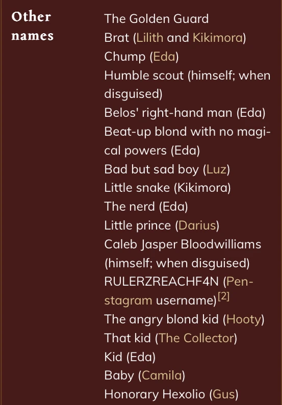 hunter has the craziest nicknames Fandom