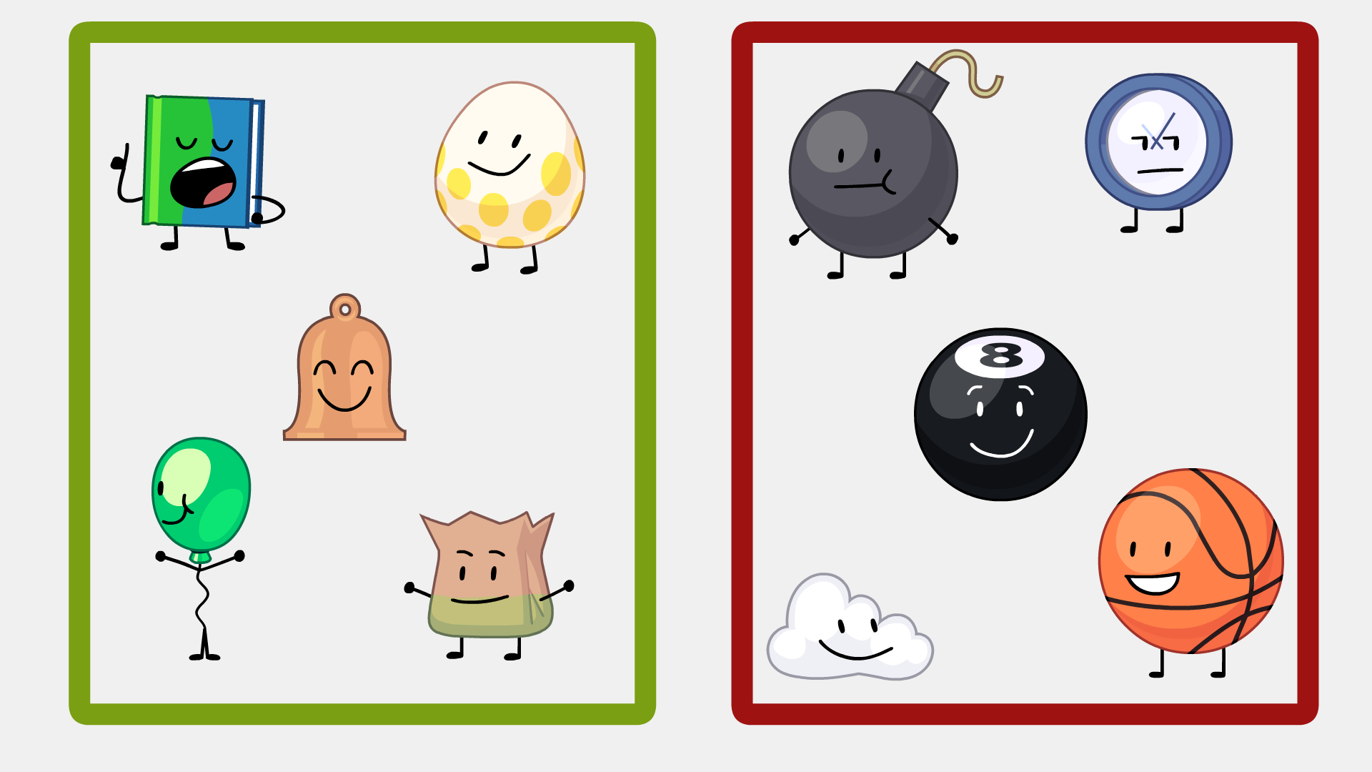 doodlesskaboodles on X: gen 3 bfdi assets are done!