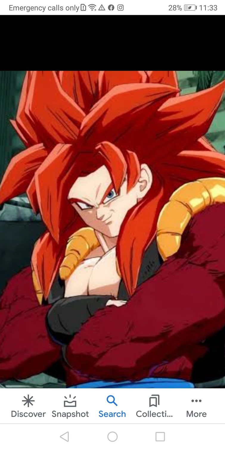 Why does SSJ 4 Gogeta have red hair? | Fandom