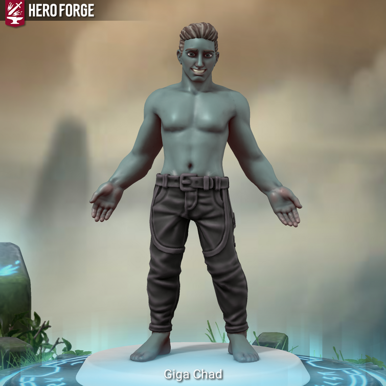 Giga Chad - made with Hero Forge