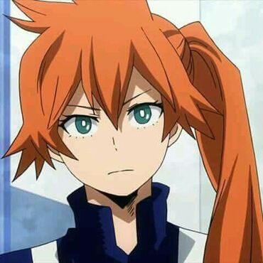 anime characters with orange hair