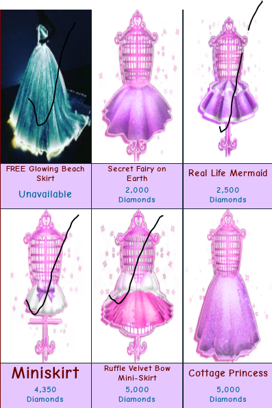 How To Make Skirts Glow In Royale High