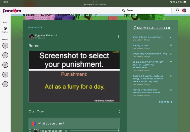 I got 2 punishments… | Fandom