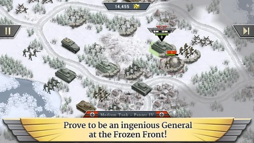 Prove yourself to be an ingenious General at Frozen Front!