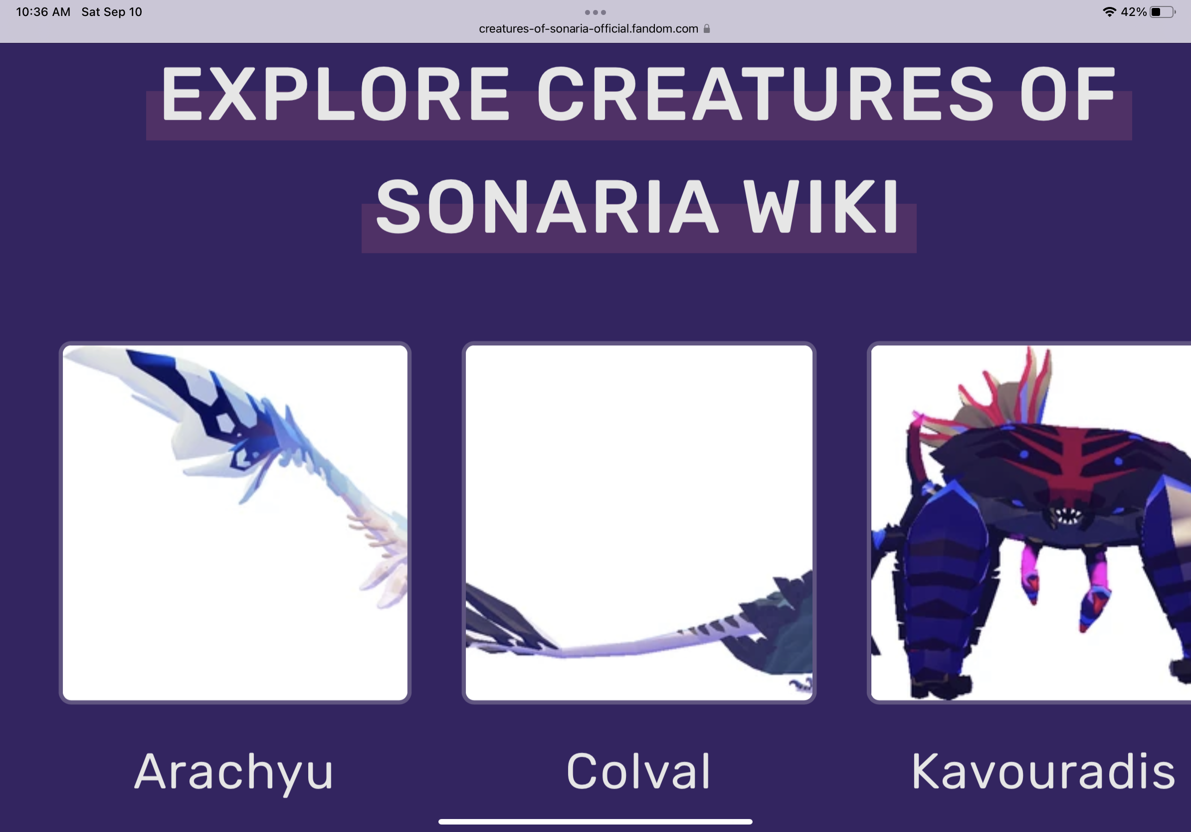 Arachyu, Creatures of Sonaria Wiki
