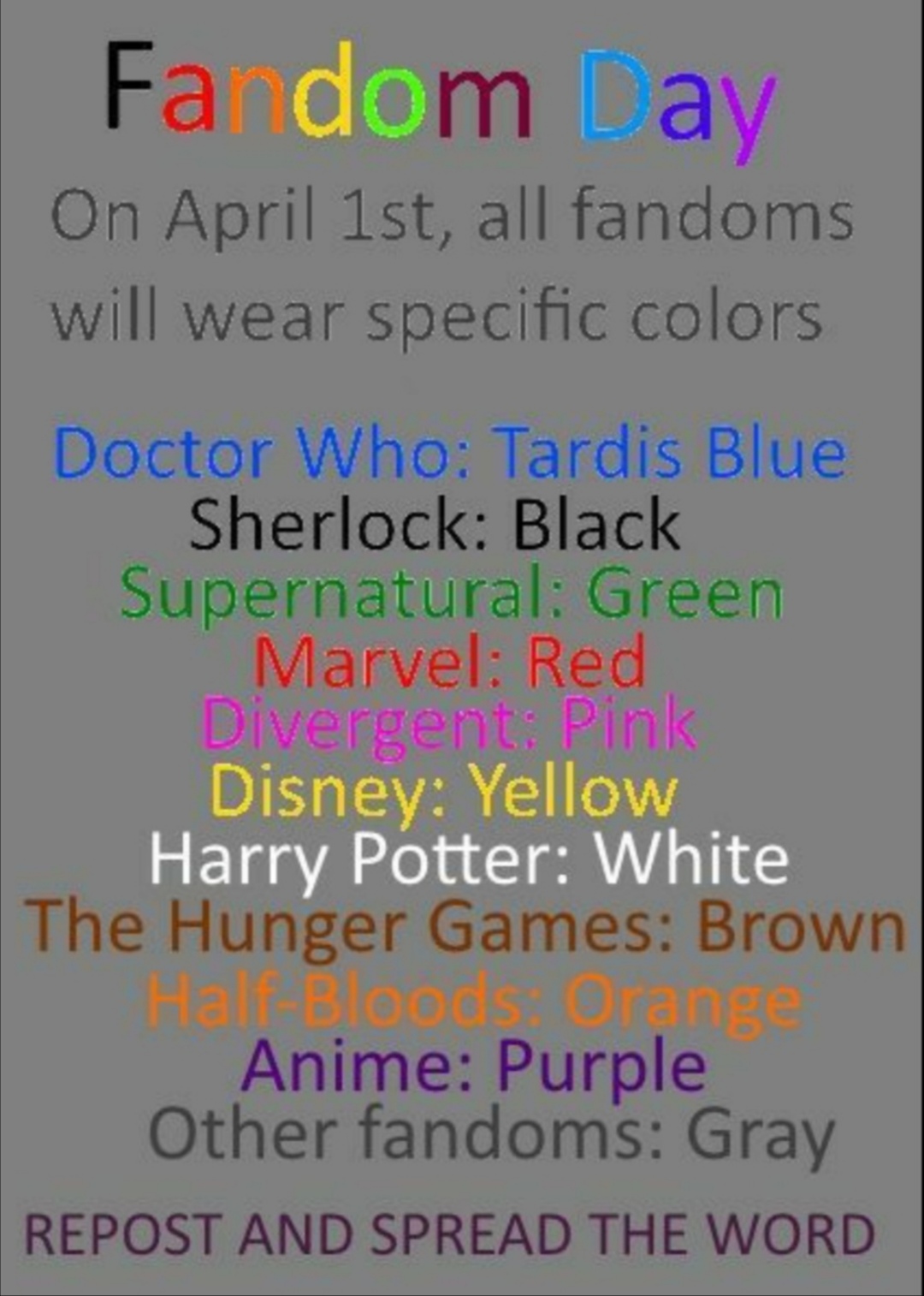 Fandom Day! 💖 Fandom