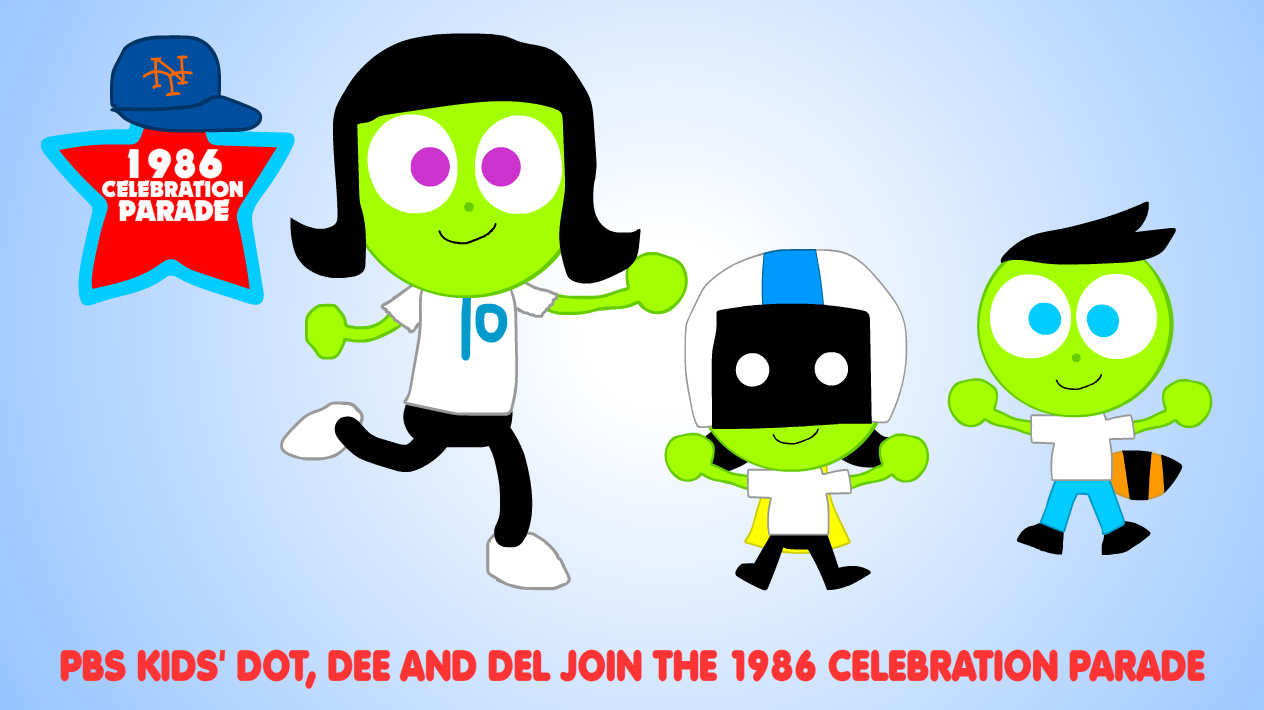 Pbs Kids Dash, Dot, Del, Dee, 