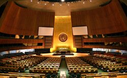 UN General Assembly hall