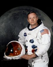 Neil Armstrong pose