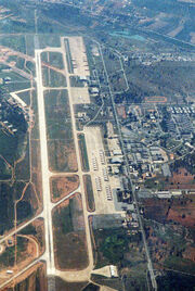 Korat RTAFB aerial view 1987