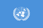 The U.N.'s flag.