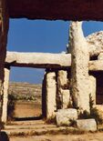 The megalithic temple of Mnajdra, detail (Malta) Author -jkb-.