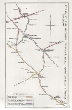 Aylesbury, High Wycombe, Princes Risboro, Quainton Road & Verney Ashendon RJD 146