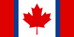 The unofficial flag of Canada.