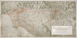 Relief map Pacific Electric Railway (1)