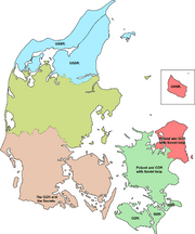 Invasion occupatin of Denmark regions.