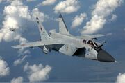 Russian Air Force MiG-31 inflight Pichugin