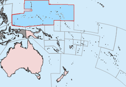 This is a locator map of the former Trust Territory of the Pacific Islands (TTPI).