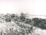 HUS-1s HMM-362 in flight Vietnam 1962