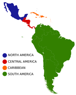 Latin America regions
