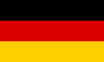 The official flag of W. Germany.