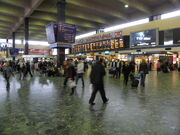 Euston main line station concourse