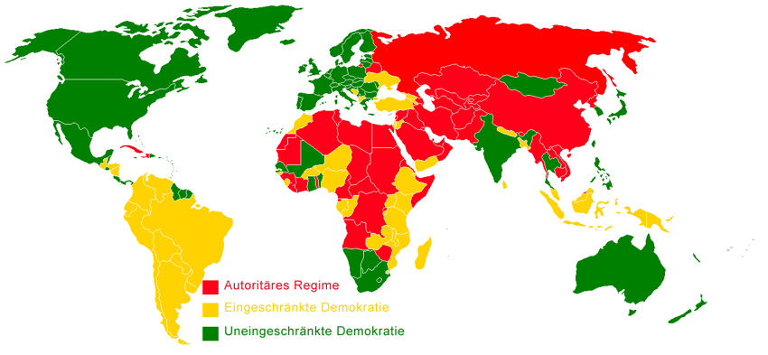 Authoritarian regimes.