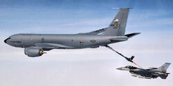 MadDill AFB KC-135 refueling an Eielson 354th FW F-16