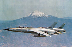 F-105 Thunderchiefs Mt Fuji