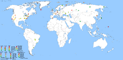 Atomic accident map