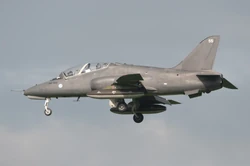 Finnish BAE Hawk in flight, 2011.