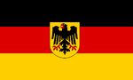 The alternate flag of W. Germany.